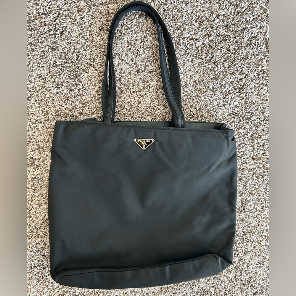 PRADA authentic Tessuto nylon is tote